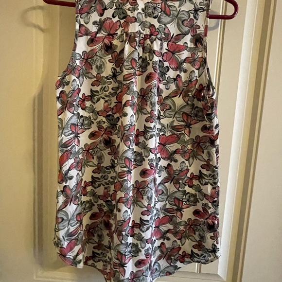 Warehouse One Sheer sleeveless top - Picture 2 of 6